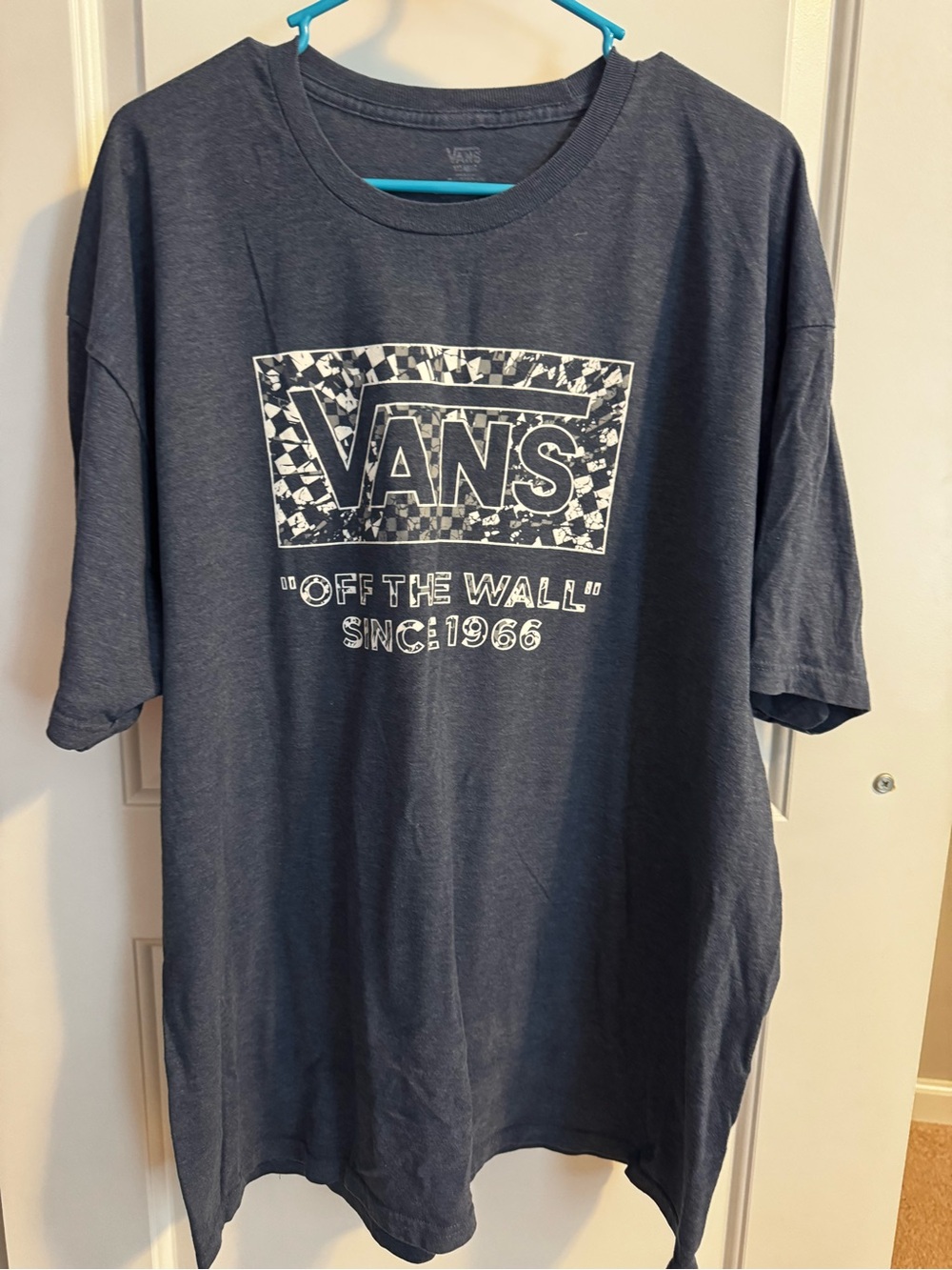 Vans Men's 'Off The Wall' Graphic Tee - heather blue